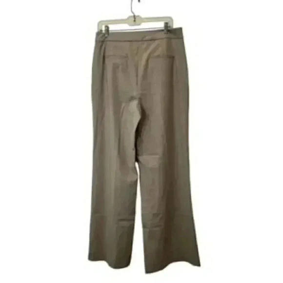 NEW House Of Harlow 1960 Tan Wide Leg Trousers‎ Pants Women’ s Sz 12 NWT - Picture 4 of 12